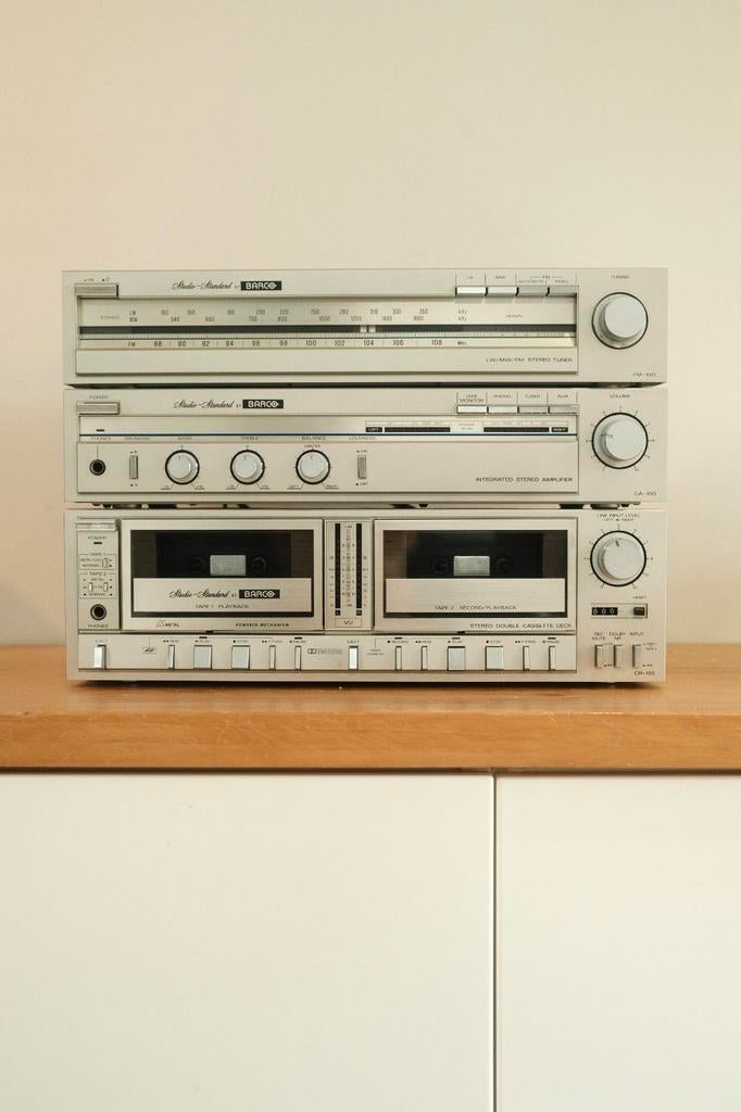 Ensemble hi-fi Barco vintage à vendre (rebrand Fisher), Autres marques, Enlèvement ou Envoi, Utilisé, Composants en vrac