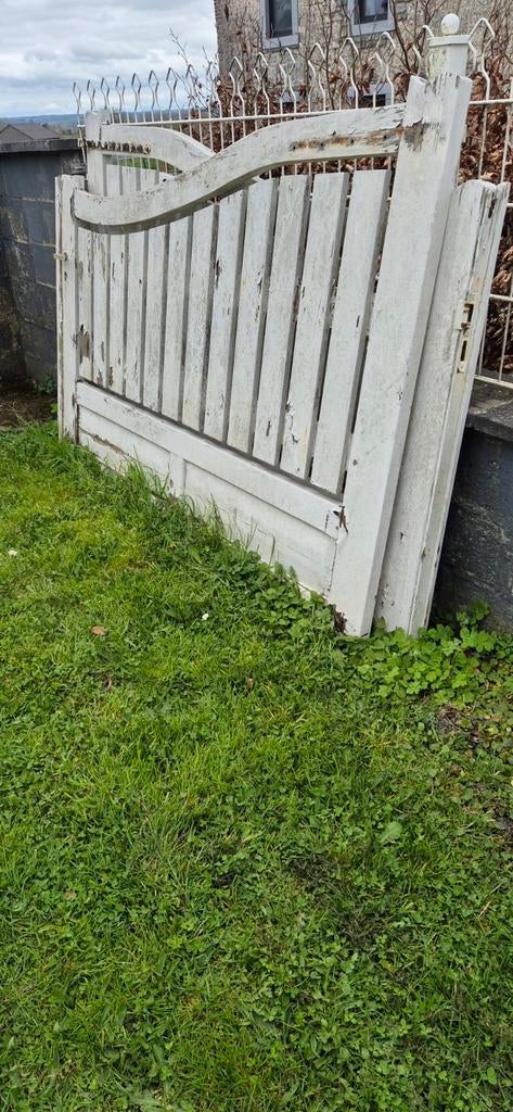 Portail 4m, bois dur, Jardin & Terrasse, Portes de jardin, Bois