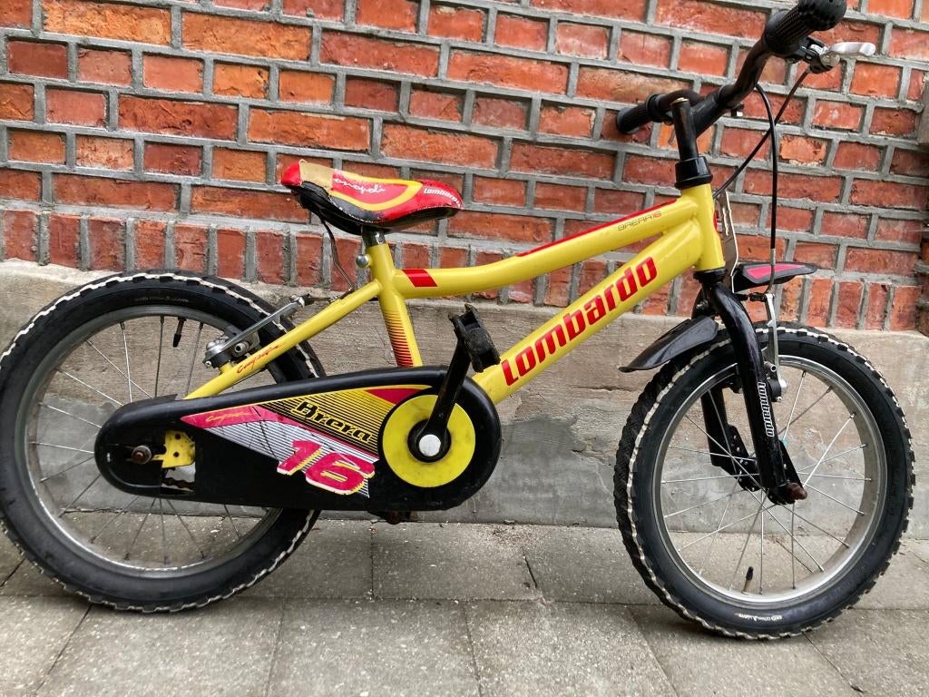 Lombardo kinderfiets 12 inch, Fietsen en Brommers, Ophalen, Gebruikt, Velgrem, 14 inch of minder