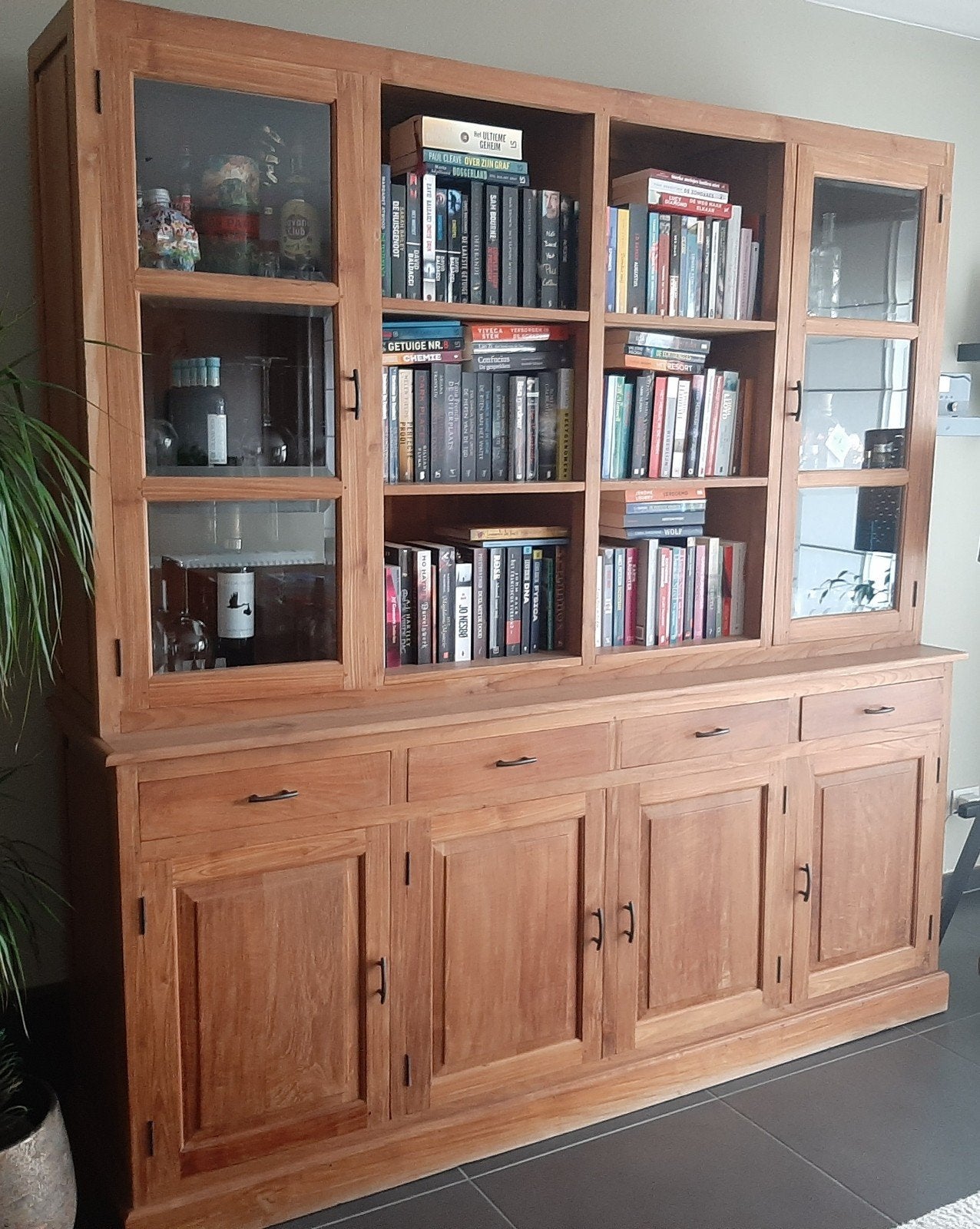 Armoire murale en teck, Maison & Meubles, Enlèvement