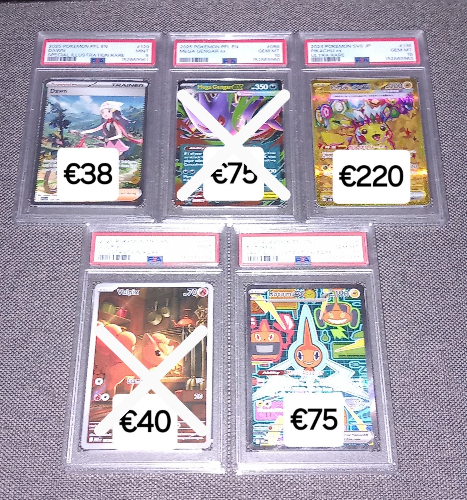 Te koop psa slabs, Ophalen of Verzenden