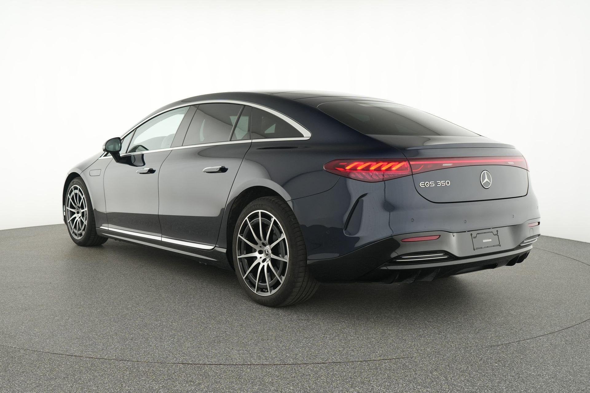 Mercedes-Benz EQS 350 STAR EDITION + AMG + LEDER + HYPERSCRE, Auto's, Automaat, Achterwielaandrijving, Euro 6, Blauw