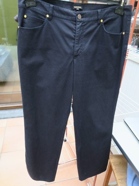 Broek donkerblauw Escada mt 44, Taille 42/44 (L), Enlèvement ou Envoi, Escada, Comme neuf