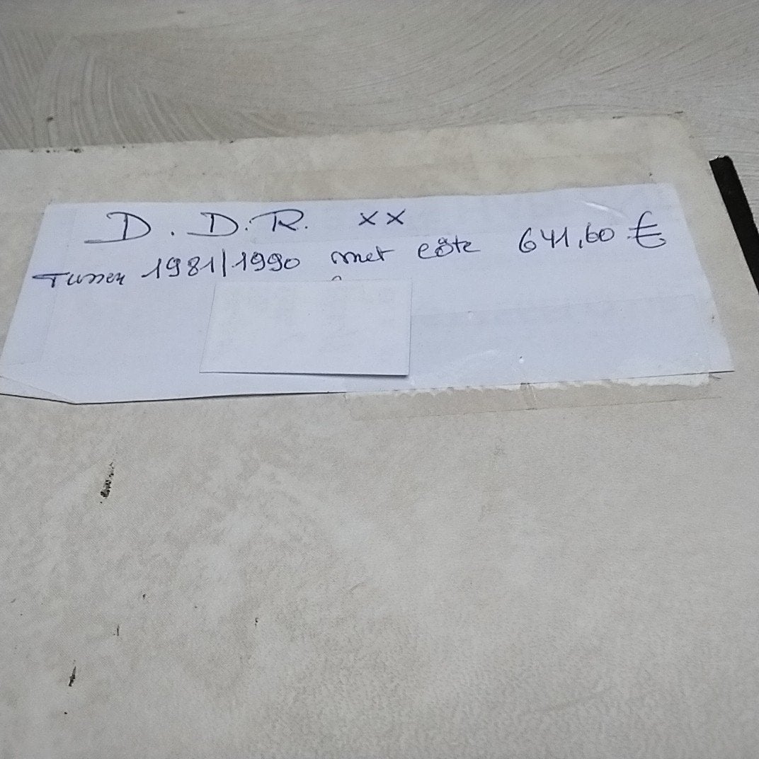 DDR postfris 1981/1990 met cote 641,60 €, Ophalen of Verzenden