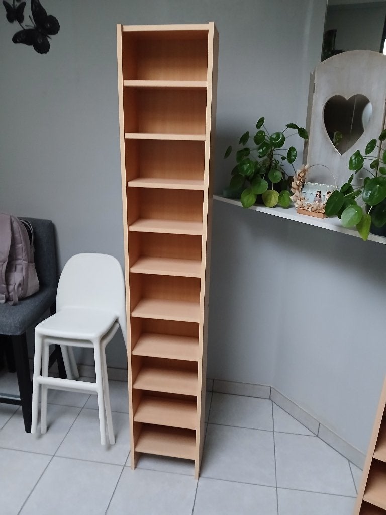 CD/DVD vakkenkast, Ophalen, Met plank(en), Gebruikt, Minder dan 150 cm
