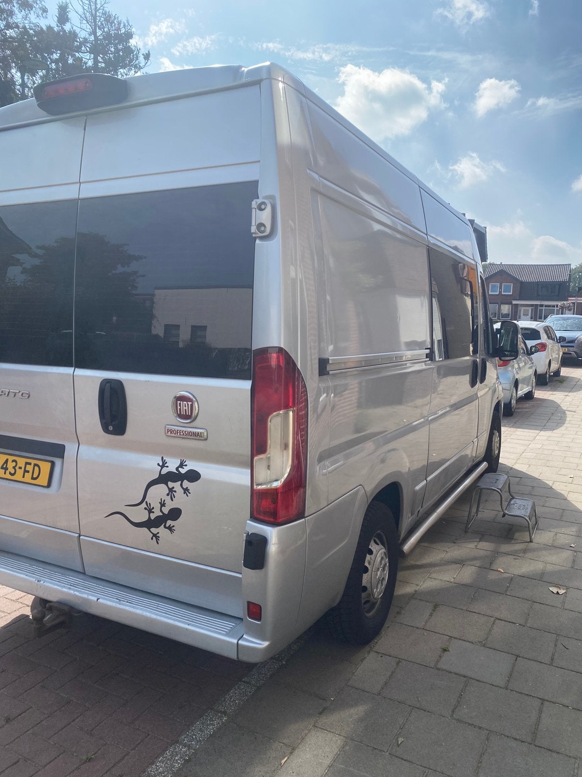 Buscamper Fiat Ducato H2L2, Caravans en Kamperen, Mobilhomes, Particulier, Fiat, Automaat, Chemisch toilet, Koelkast, Luifel, Ophalen