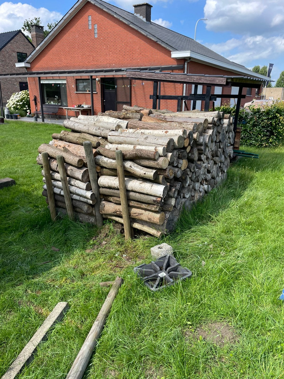 Brandhout te koop, Ophalen