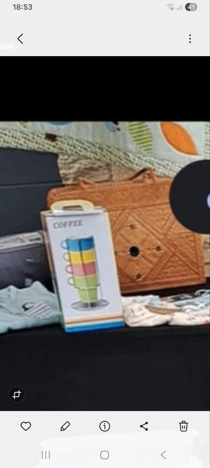 4 koffietafel in houder,nieuw., Huis en Inrichting, Ophalen of Verzenden