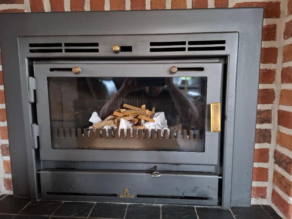 inbouwhaard, Ophalen, Gebruikt, Inbouwhaard, Houthaard