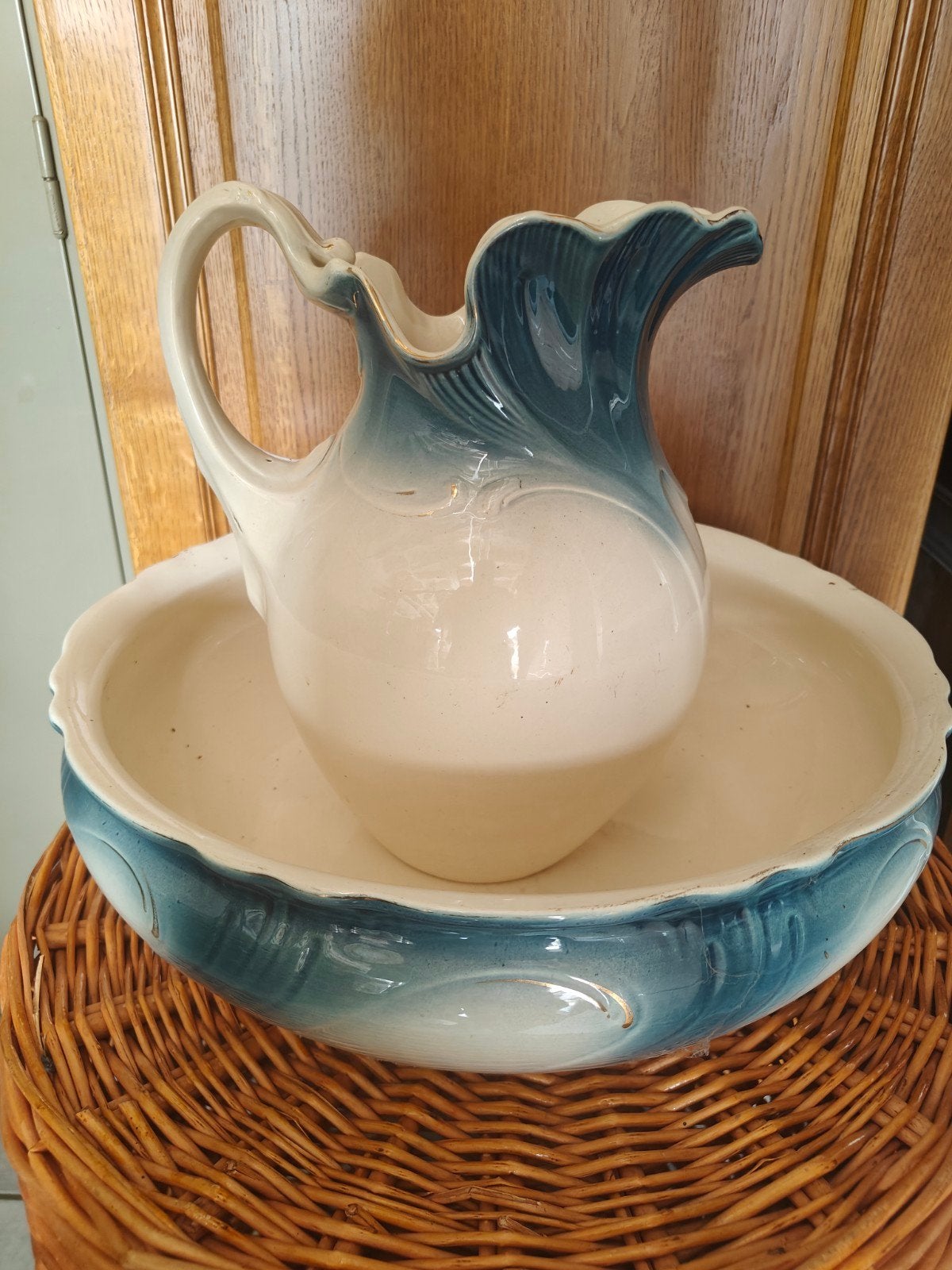 antiek wasstel van ''Villeroy & Boch'', Antiek en Kunst, Ophalen