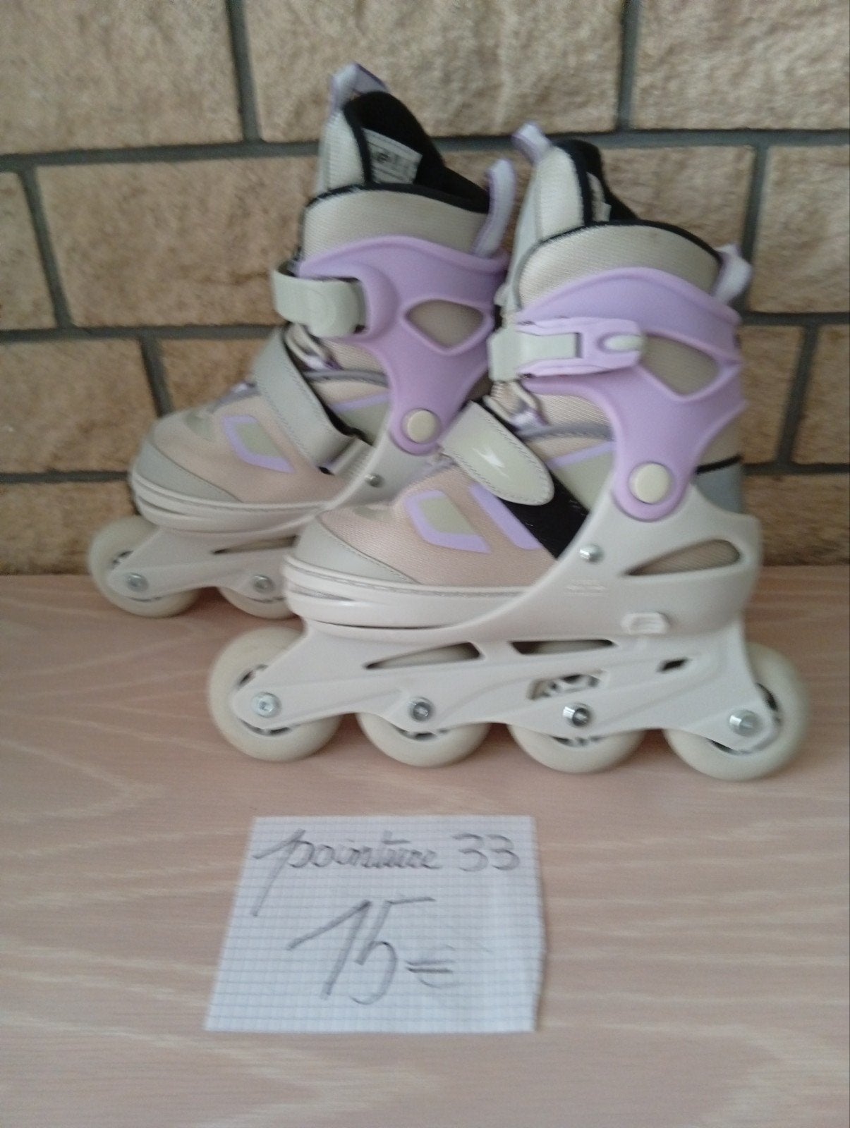 roller et patin à roulette pour enfant, Enlèvement