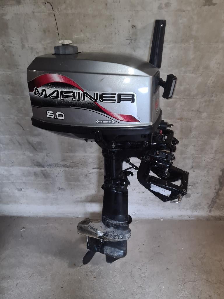 Buitenboordmotor 5 PK Mariner, Watersport en Boten, Buiten- en Binnenboordmotoren, Zo goed als nieuw, Benzine, Buitenboordmotor