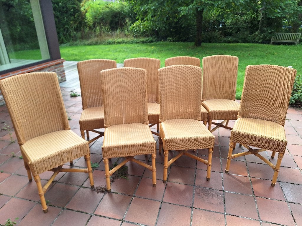 Set van 8 originele Vincent Sheppard 'Evolutions' stoelen, Huis en Inrichting, Ophalen, Gebruikt, Overige kleuren, Hout