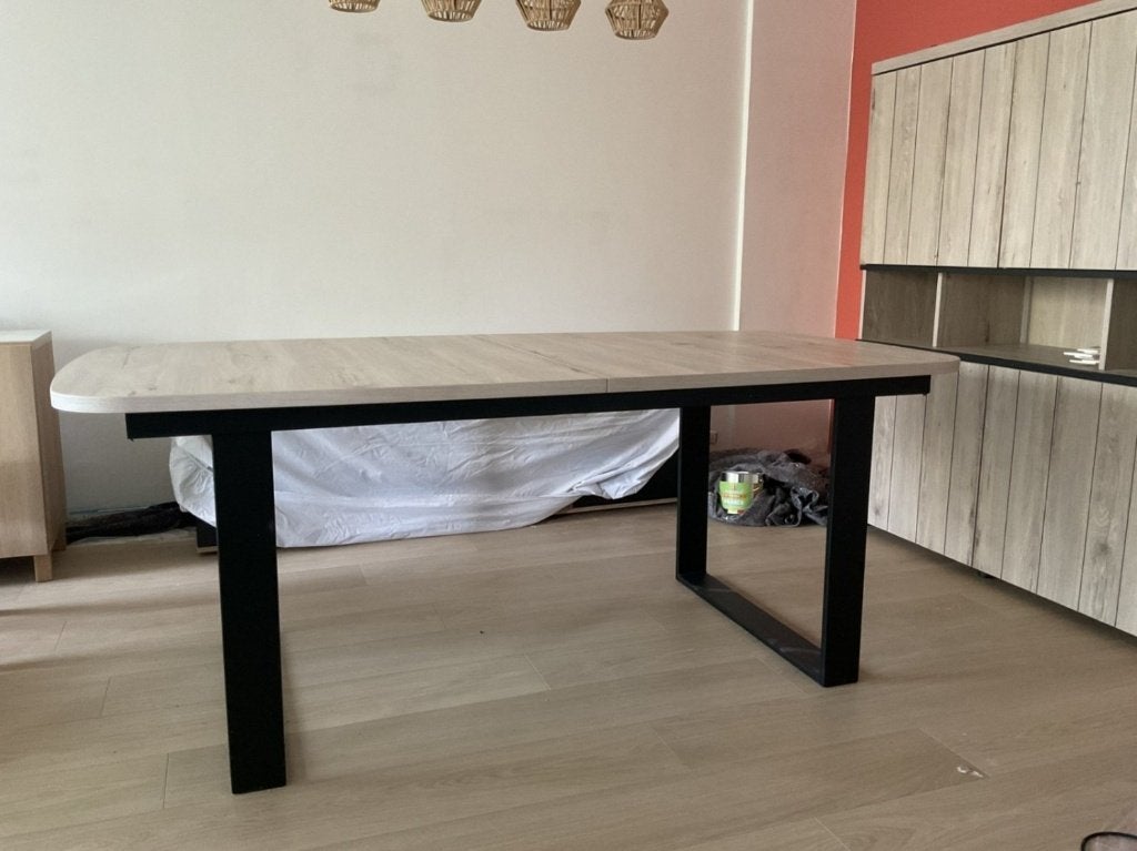 Table extensible Lucca, Maison & Meubles, 150 à 200 cm, Cinq personnes ou plus, Comme neuf, 100 à 150 cm