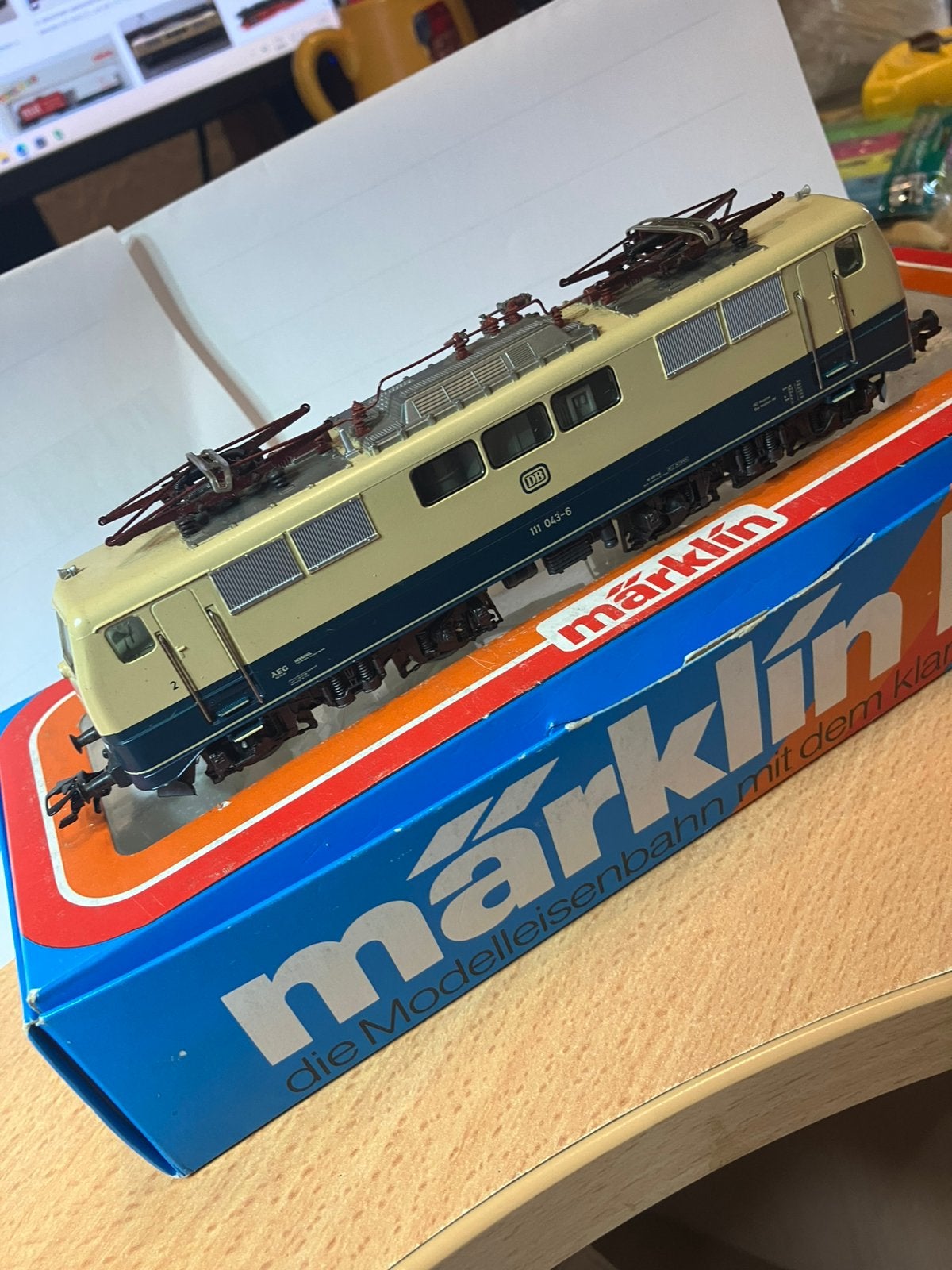 Marklin HO 3042.2 BR 111 dB AC analoog mint, Hobby en Vrije tijd, Modeltreinen | H0, Wisselstroom, Locomotief, Ophalen of Verzenden