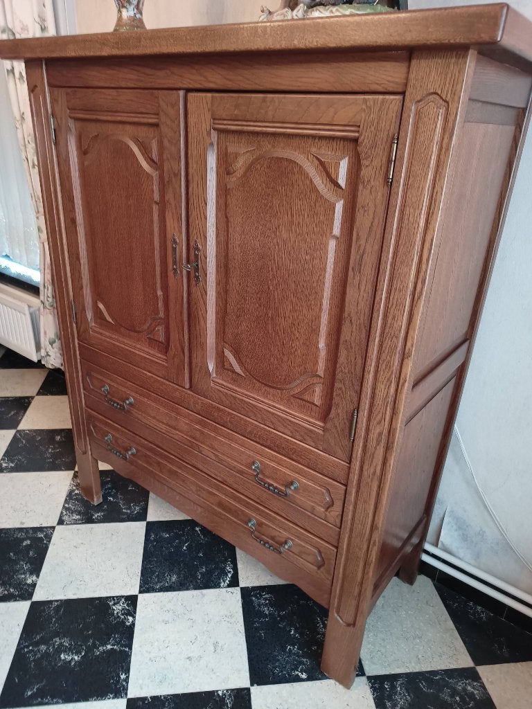 meubels, Ophalen, 150 tot 200 cm, Zo goed als nieuw, Eikenhout