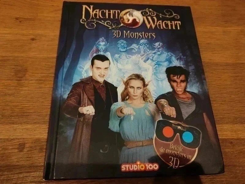 Leesboek nachtwacht 3d monsters, Ophalen of Verzenden, Zo goed als nieuw, Studio 100, Fictie algemeen
