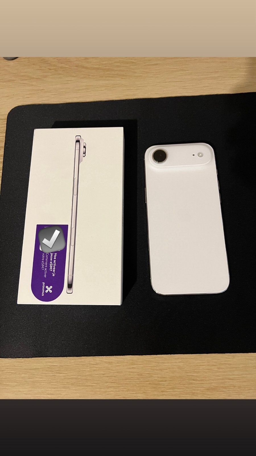 Iphone air cloud white 512gb nieuw, Telecommunicatie, Mobiele telefoons | Apple iPhone, Nieuw, 512 GB, Wit, Ophalen