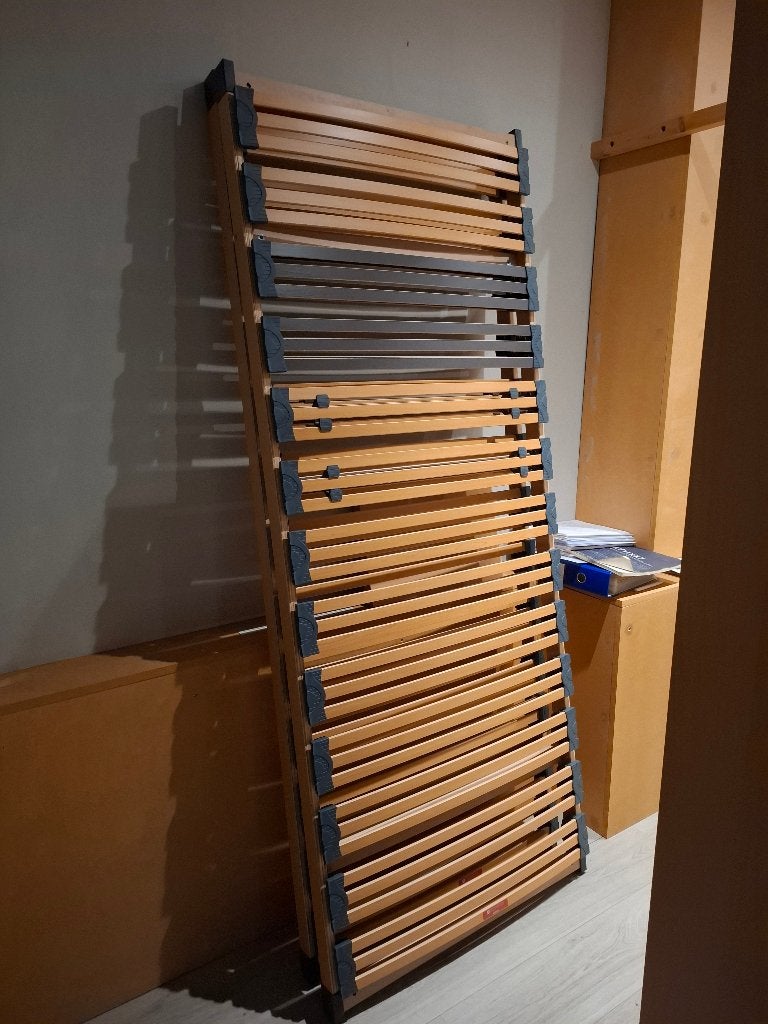 2 lattenbodems 80x200 cm, Ophalen, Zo goed als nieuw, 80 cm, Bedbodem