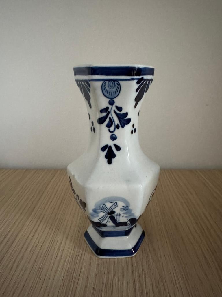 Delfts blauw vaas, Antiek en Kunst, Ophalen of Verzenden