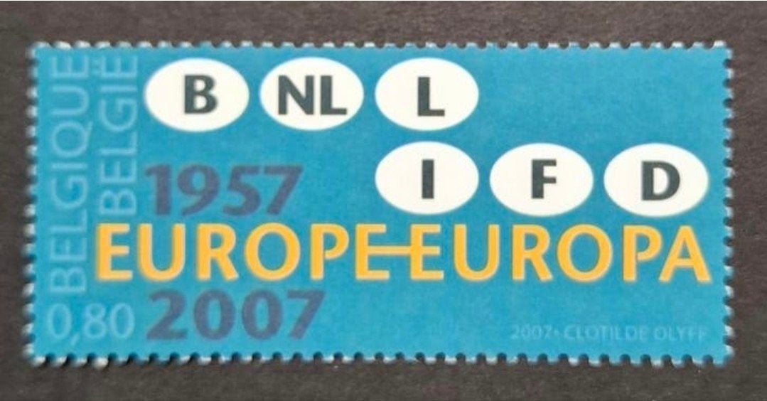 België: OBP 3635 ** 50 jaar Europa 2007., Frankeerzegel, Ophalen of Verzenden, Zonder stempel, Postfris