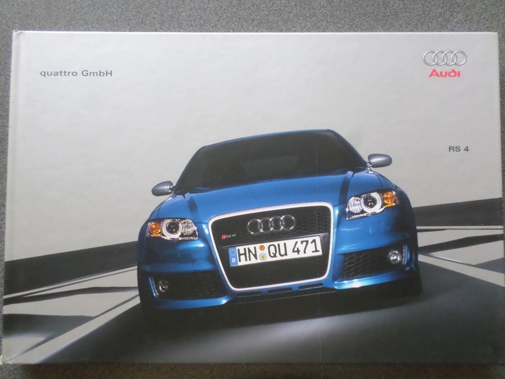 Audi RS4 2005 Boek, Ophalen of Verzenden, Audi