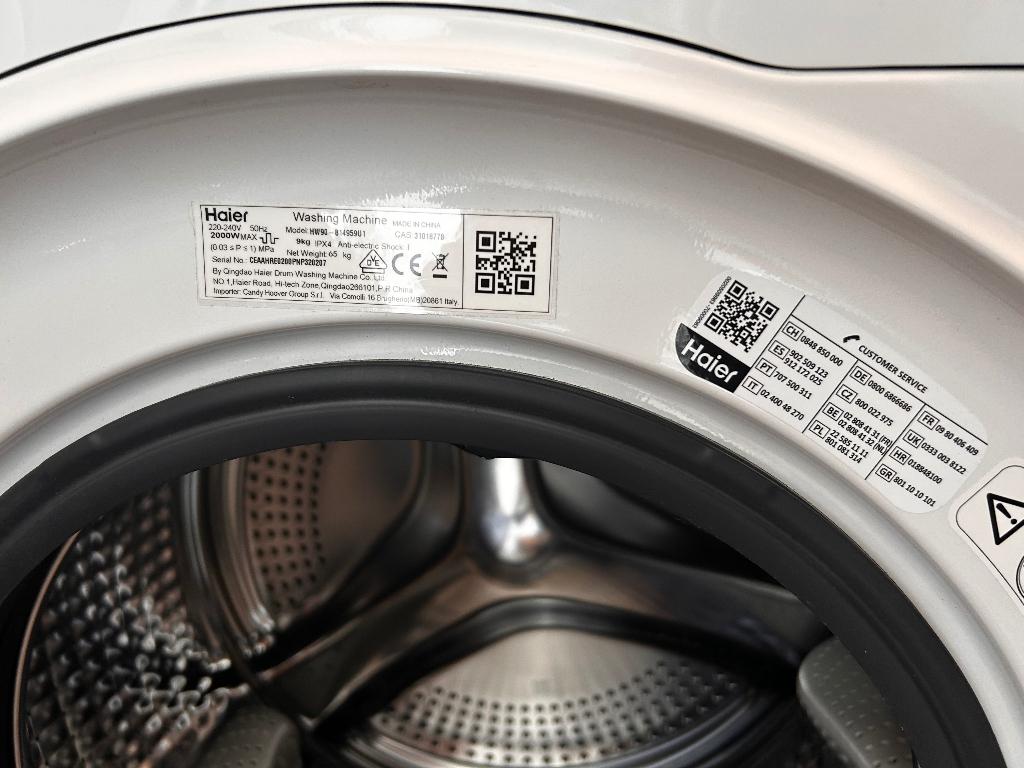 Haier HW90-B14959U1 - Wasmachine, 1200 à 1600 tours, Chargeur frontal, Enlèvement, Utilisé