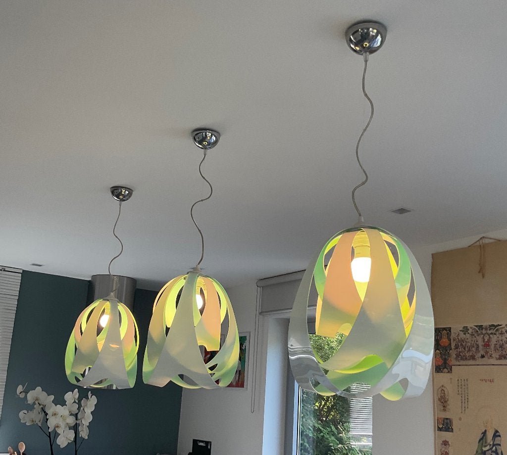 Lampes Goccia de Slamp aux effets étonnants de lumière., Maison & Meubles, Enlèvement, Comme neuf, Synthétique, E27 (grand)