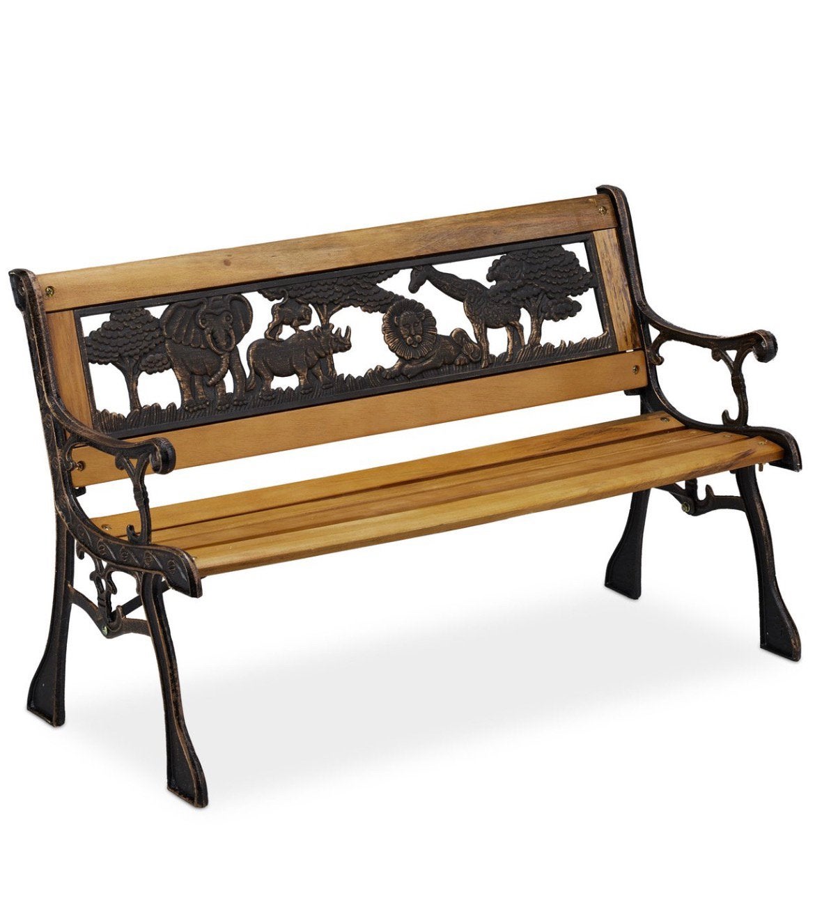 Banc de jardin en fonte pour enfants., Enlèvement, Comme neuf