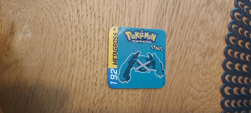 jouet magnétique Pokemon Panini Sticks Metagross, Enlèvement ou Envoi