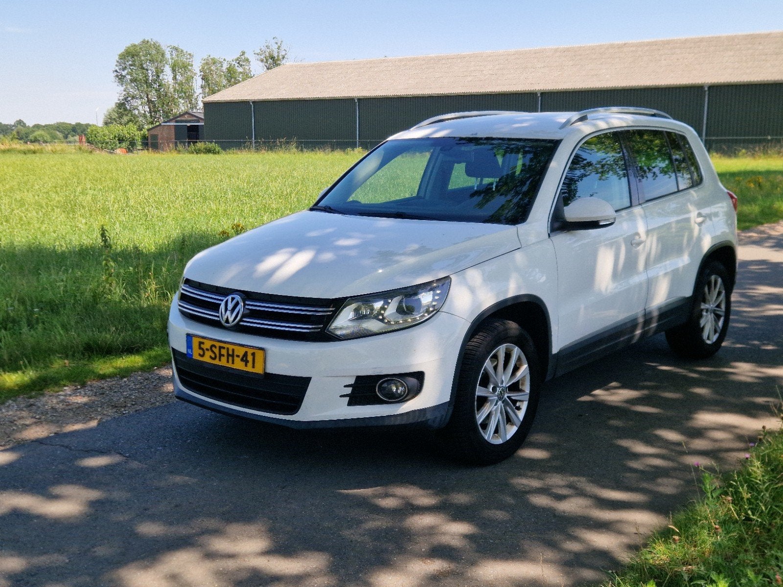 Volkswagen Tiguan 1.4 TSI 90KW BMT 2012 Wit, Autos, Volkswagen, Particulier, Tiguan, Essence, SUV ou Tout-terrain, 5 portes, Blanc