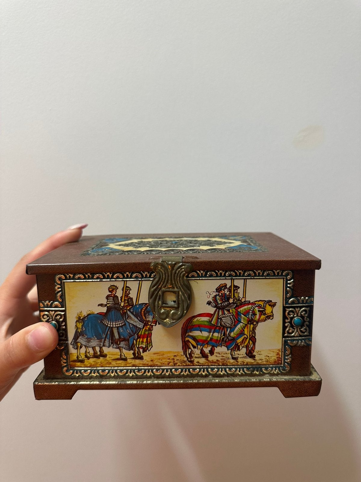 Juwelen kistje - jaren 80, Ophalen of Verzenden, Zo goed als nieuw