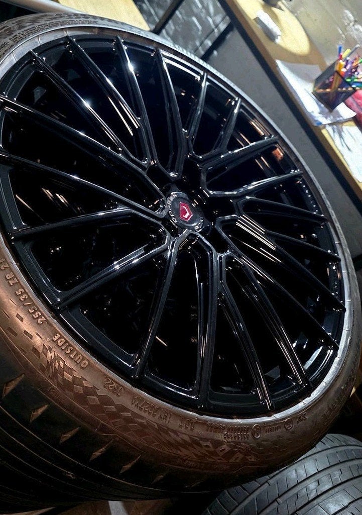 Dikke Vossen 21inch set met A merkbanden - zo goed als nieuw, Auto-onderdelen, Ophalen, 21 inch, Banden en Velgen
