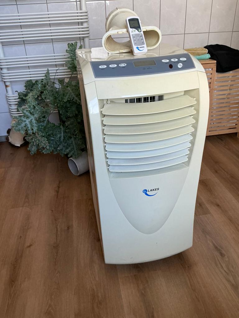 Mobiele airco, Elektronische apparatuur, Airco's, Ophalen, Gebruikt, 3 snelheden of meer, Afstandsbediening