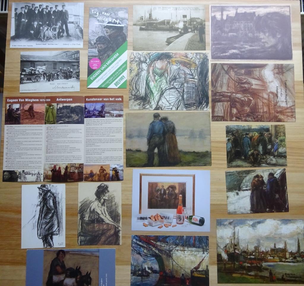 Eugeen Van Mieghem, lot van 17 items, Boeken, Kunst en Cultuur | Beeldend, Ophalen of Verzenden, Zo goed als nieuw, Schilder- en Tekenkunst