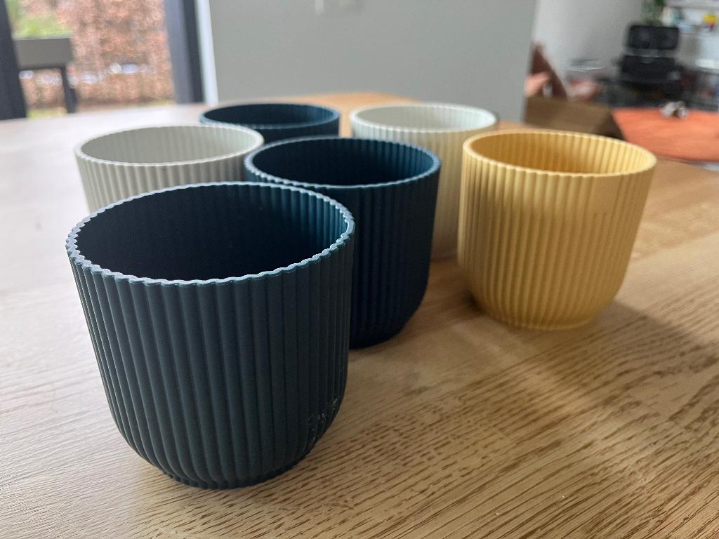 Bloempotjes Elho Vibe 9cm, Ophalen, Kunststof, Rond, Binnen