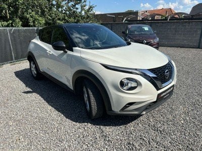 NISSAN | JUKE | BENZINE | AIRCO, Auto's, Nissan, Zwart, Leder en Stof, Wit, Bedrijf