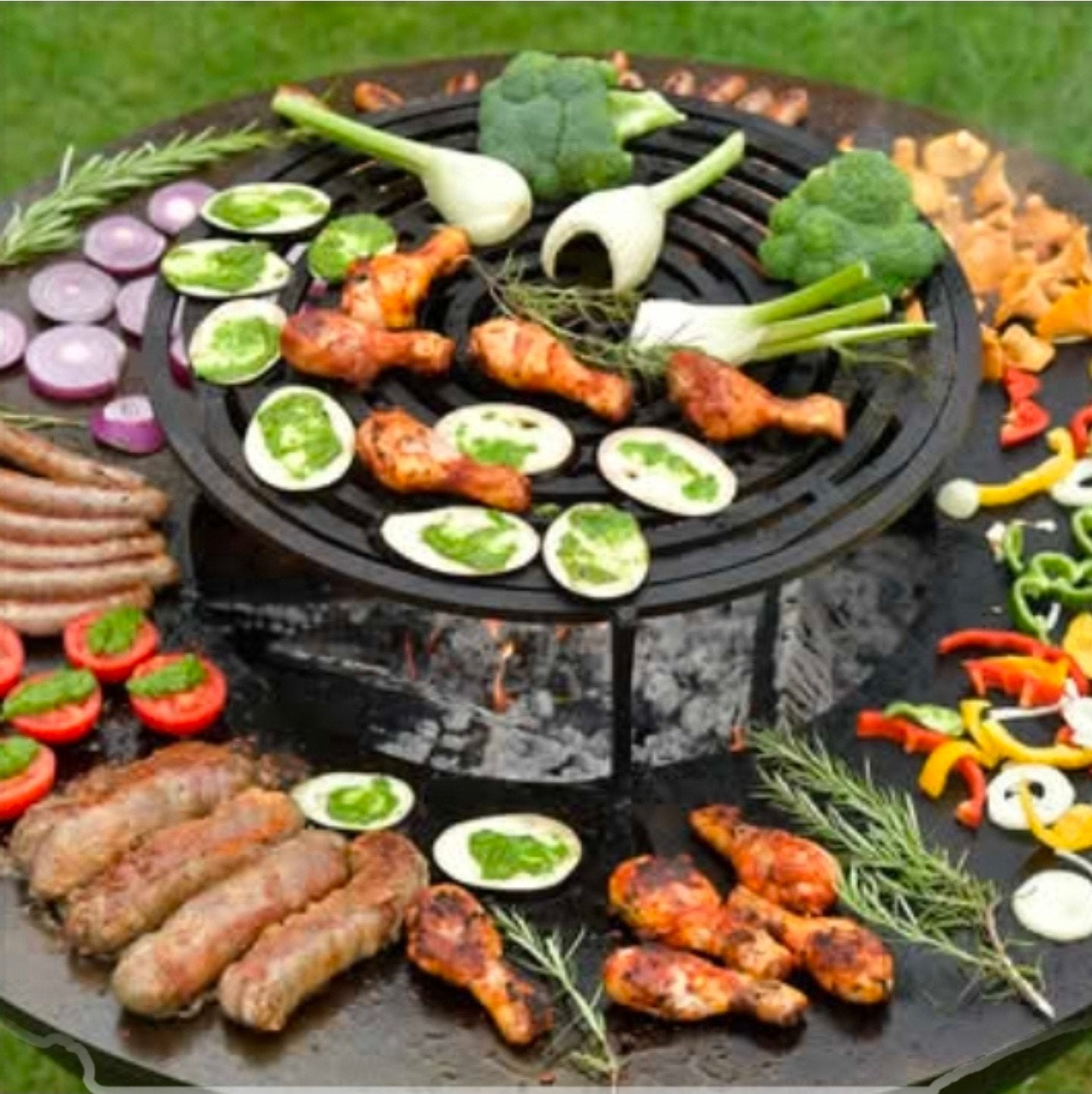Plancha brasero grill barbecue 10 accessoires offert, Enlèvement ou Envoi, Neuf