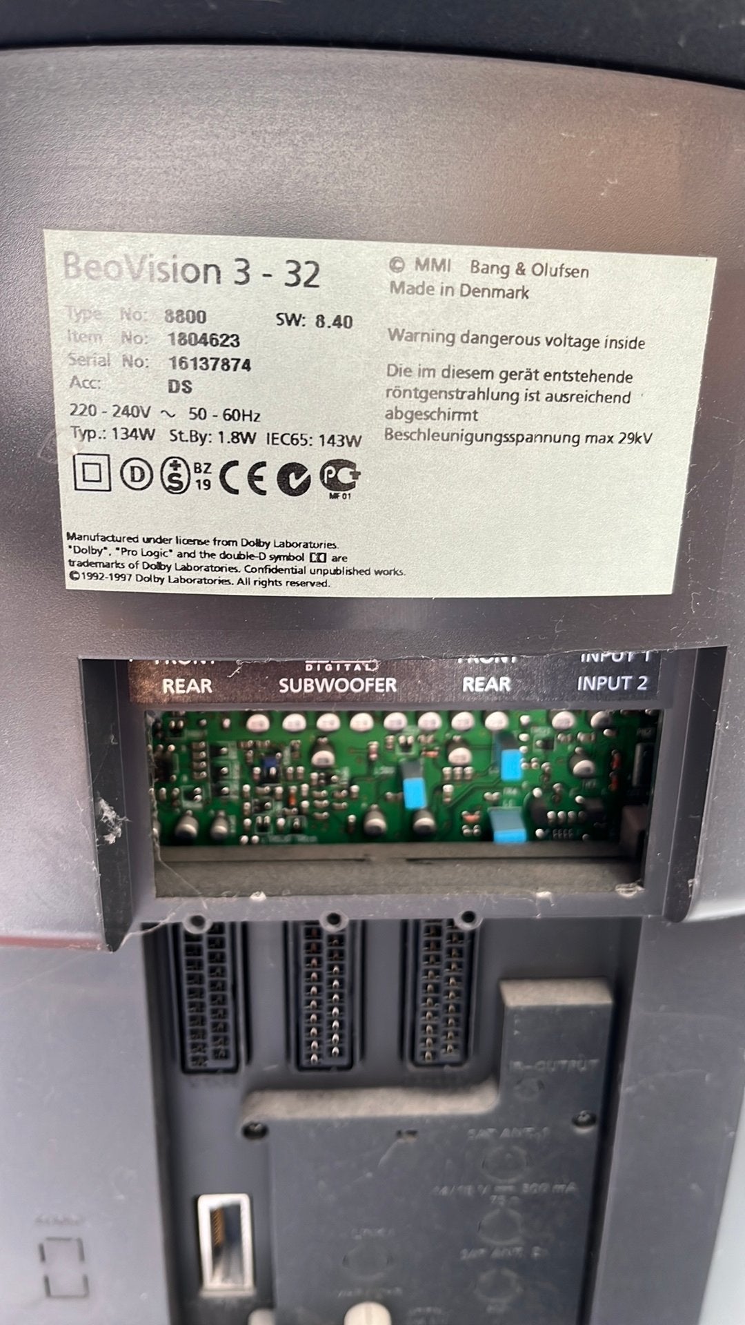 Tv met meubel, Audio, Tv en Foto, Ophalen, Gebruikt, Overige merken