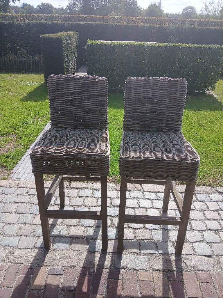 Barkrukken, Huis en Inrichting, Ophalen, Gebruikt, Hout, 60 tot 90 cm