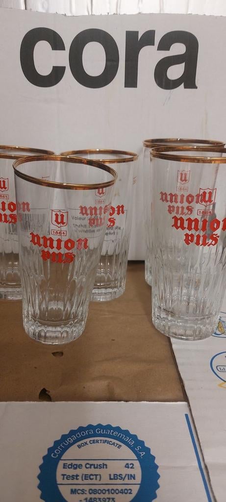 5 verres union pils 1664, Collections, Enlèvement ou Envoi