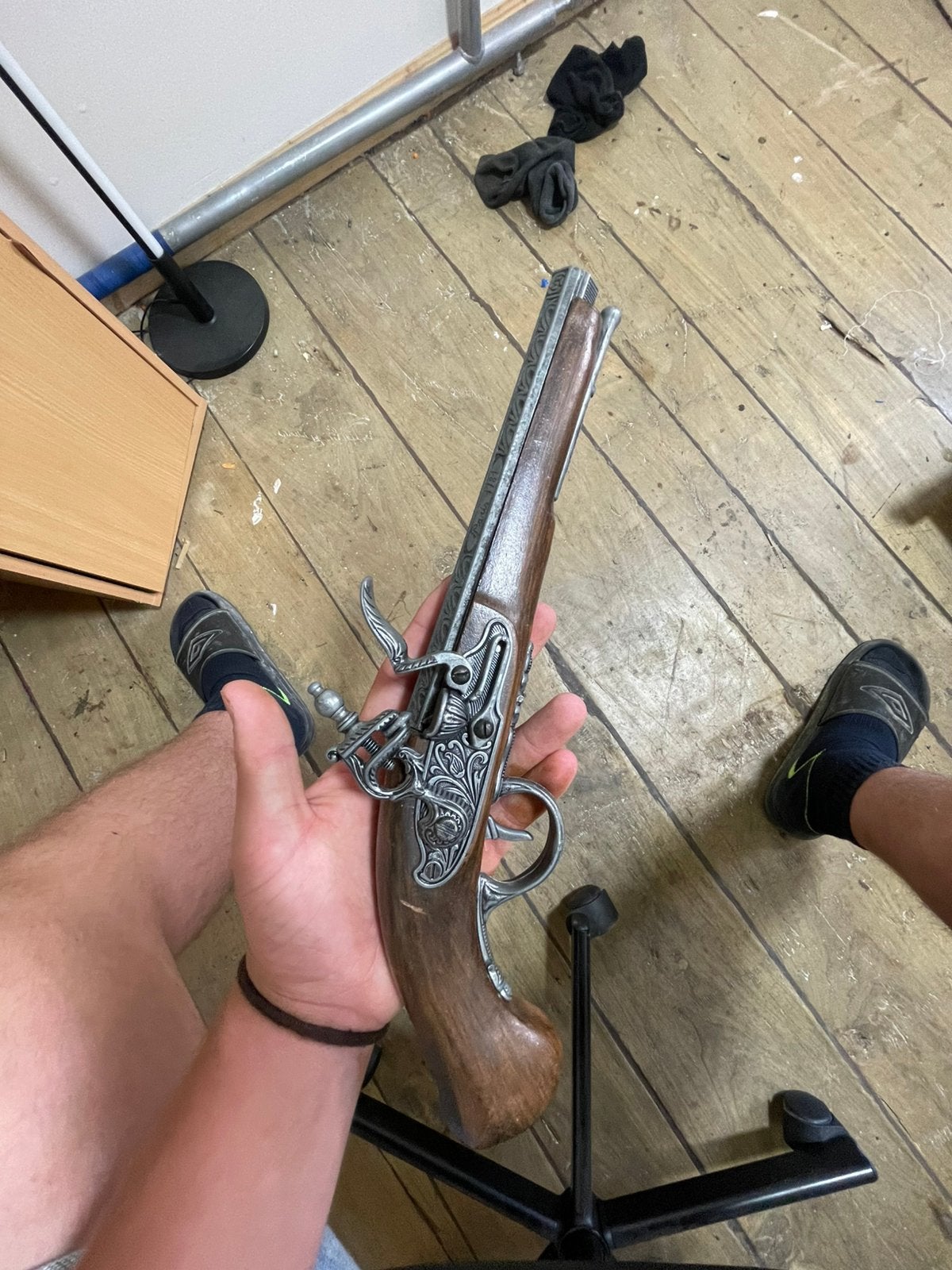 Pistolet anglais Lucknow, 18e siècle, Enlèvement ou Envoi