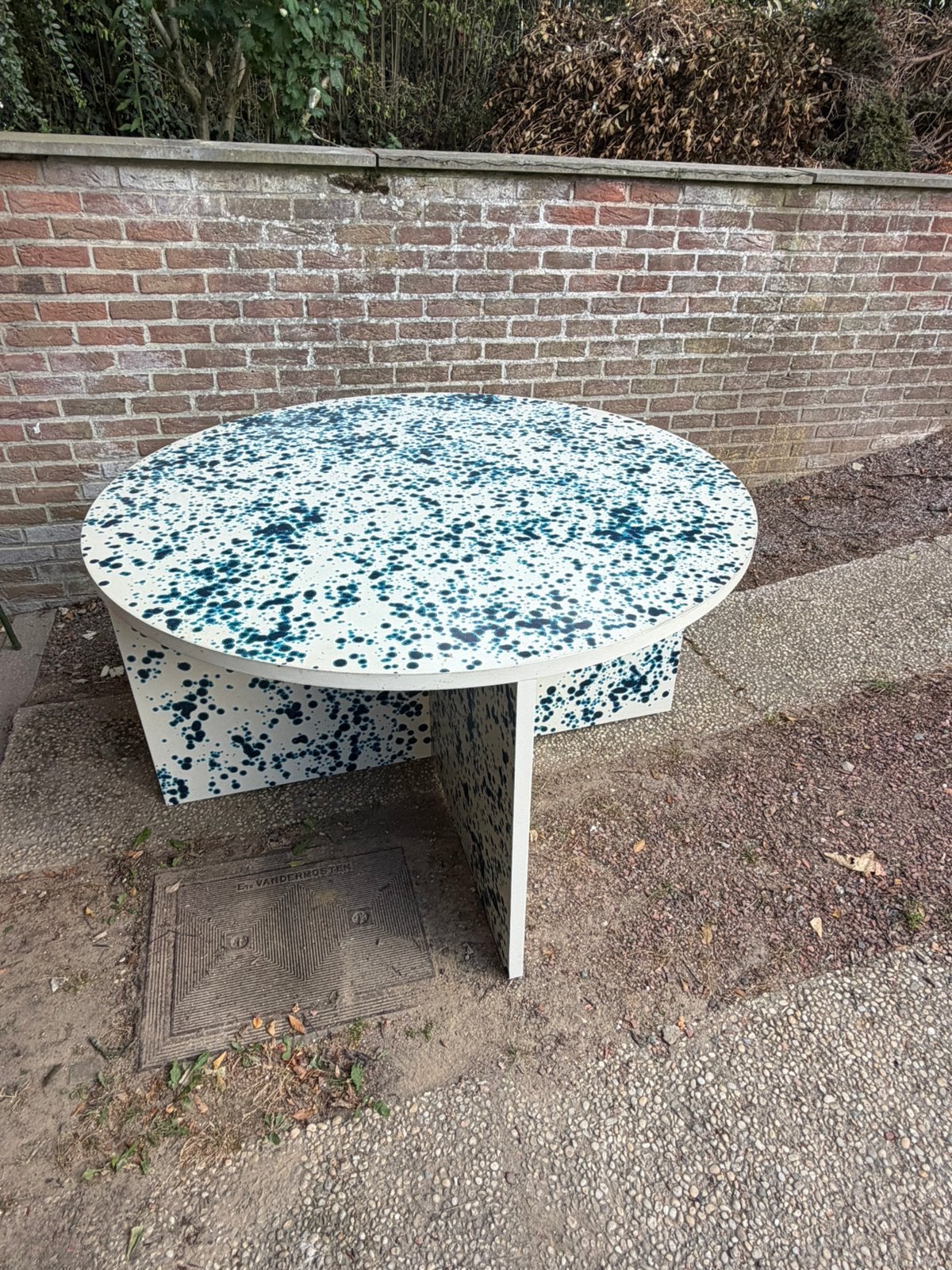 Table ronde 135cm, Maison & Meubles, 100 à 150 cm, Rond, Comme neuf, 100 à 150 cm