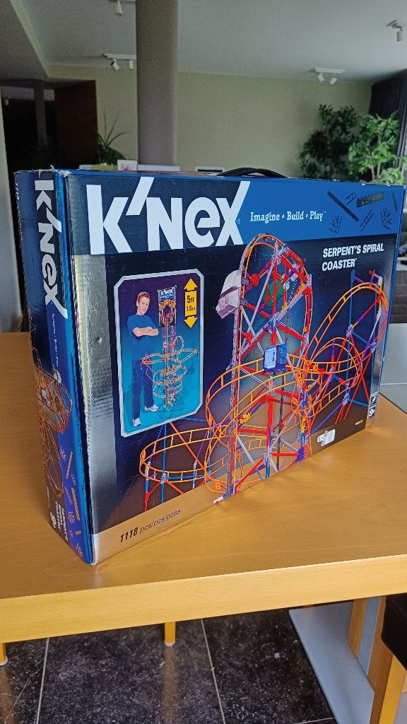 Knex set Serpent's Spiral Coaster, Enlèvement, Utilisé, K'nex