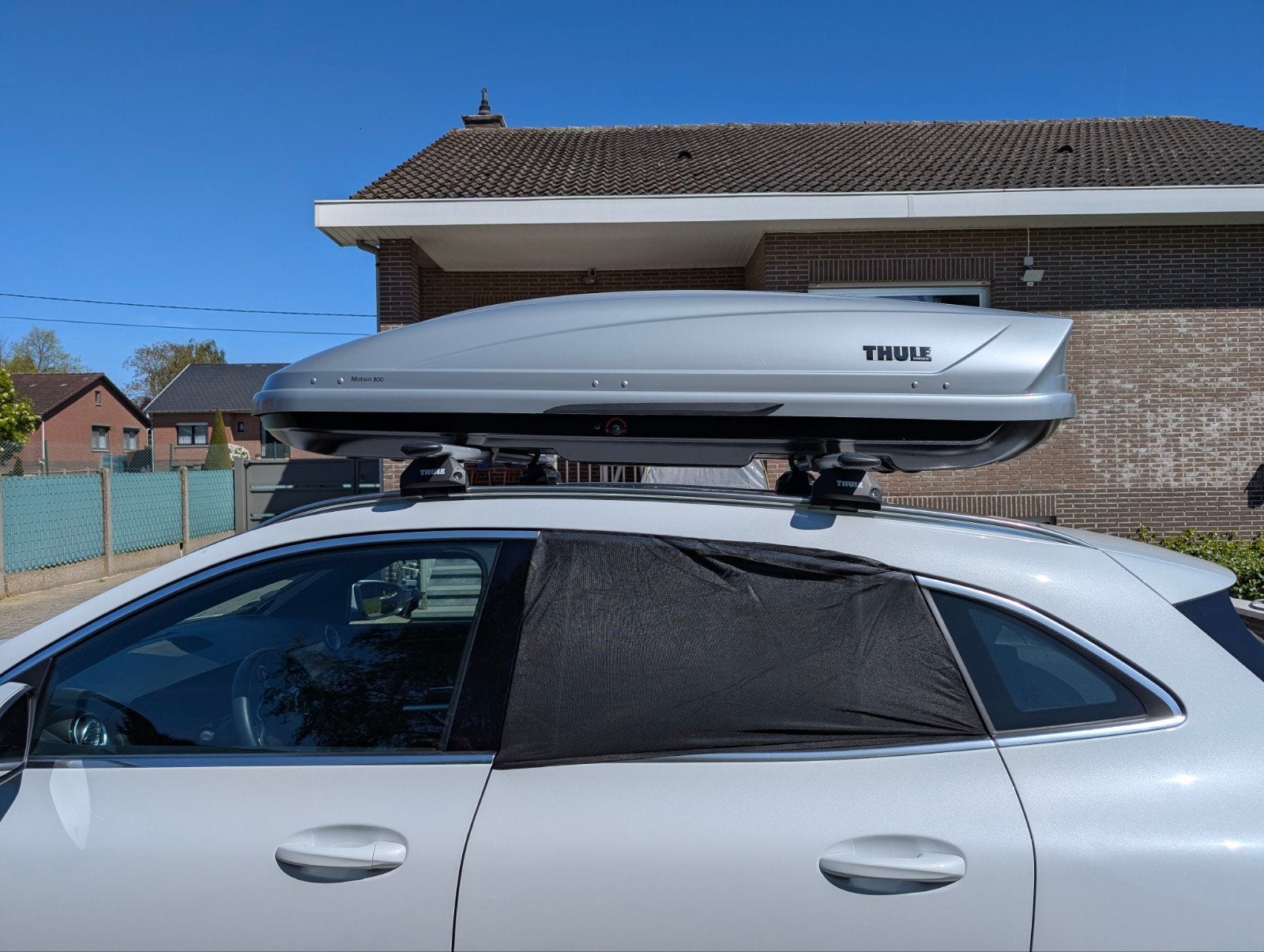 Thule Motion 800 dakkoffer met dakdragers Thule Wingbar Evo, Auto diversen, Dakkoffers, Ophalen