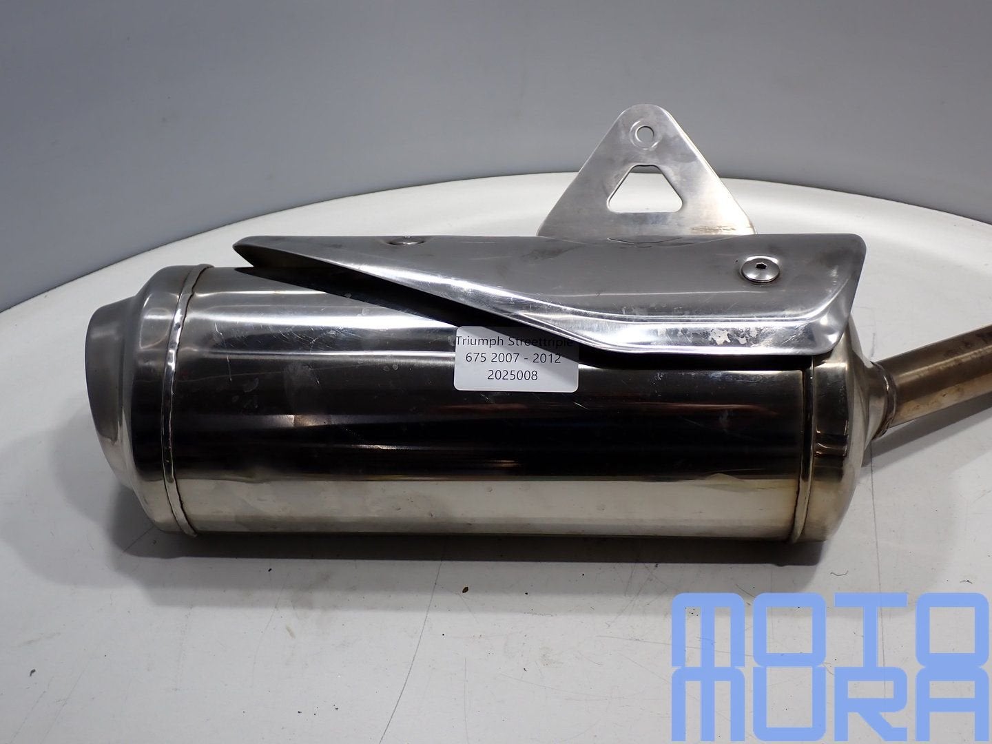 Uitlaat rechts voor de Triumph Street triple 675 2007 - 2012, Motoren, Gebruikt, -, -, Ophalen of Verzenden