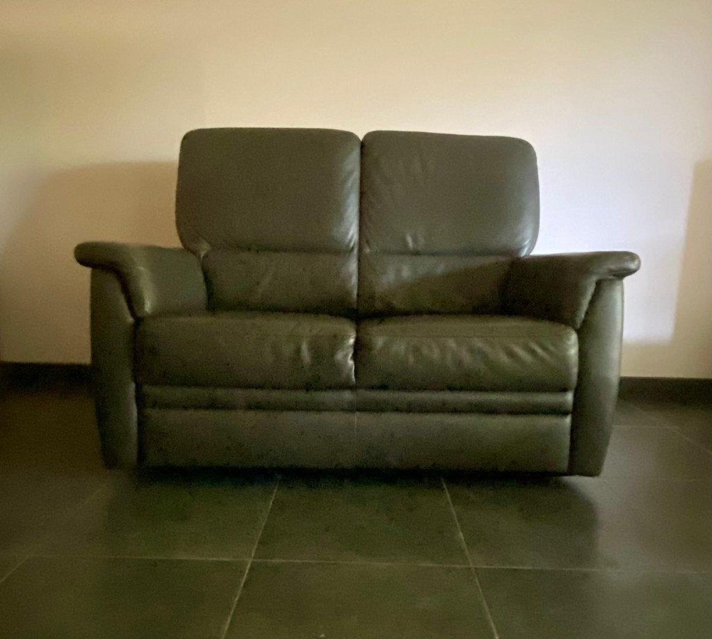 Zetel, Huis en Inrichting, Zetels | Zetels, Ophalen, Gebruikt, Tweepersoons, Leer