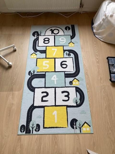 kindermat (hinkelmat), Ophalen, Zo goed als nieuw