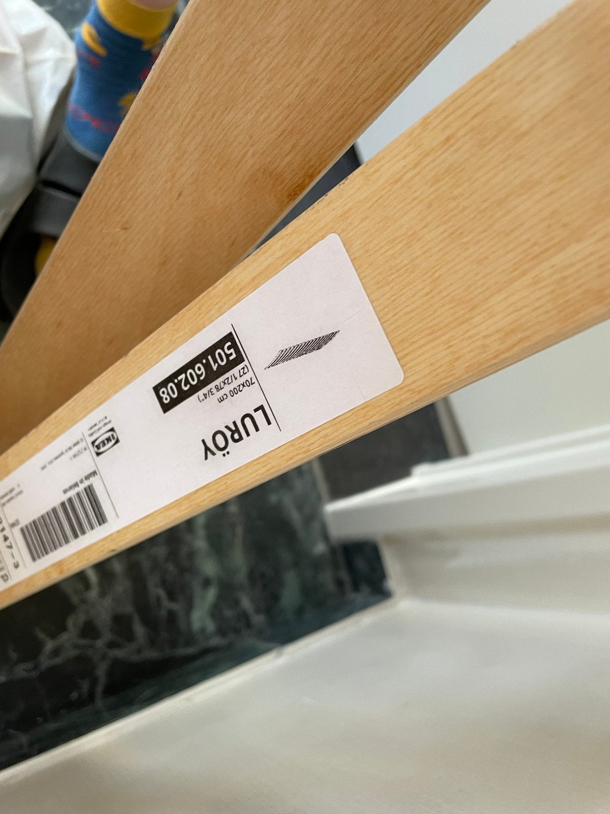 Bed + lattenbodem IKEA, Ophalen, Zo goed als nieuw