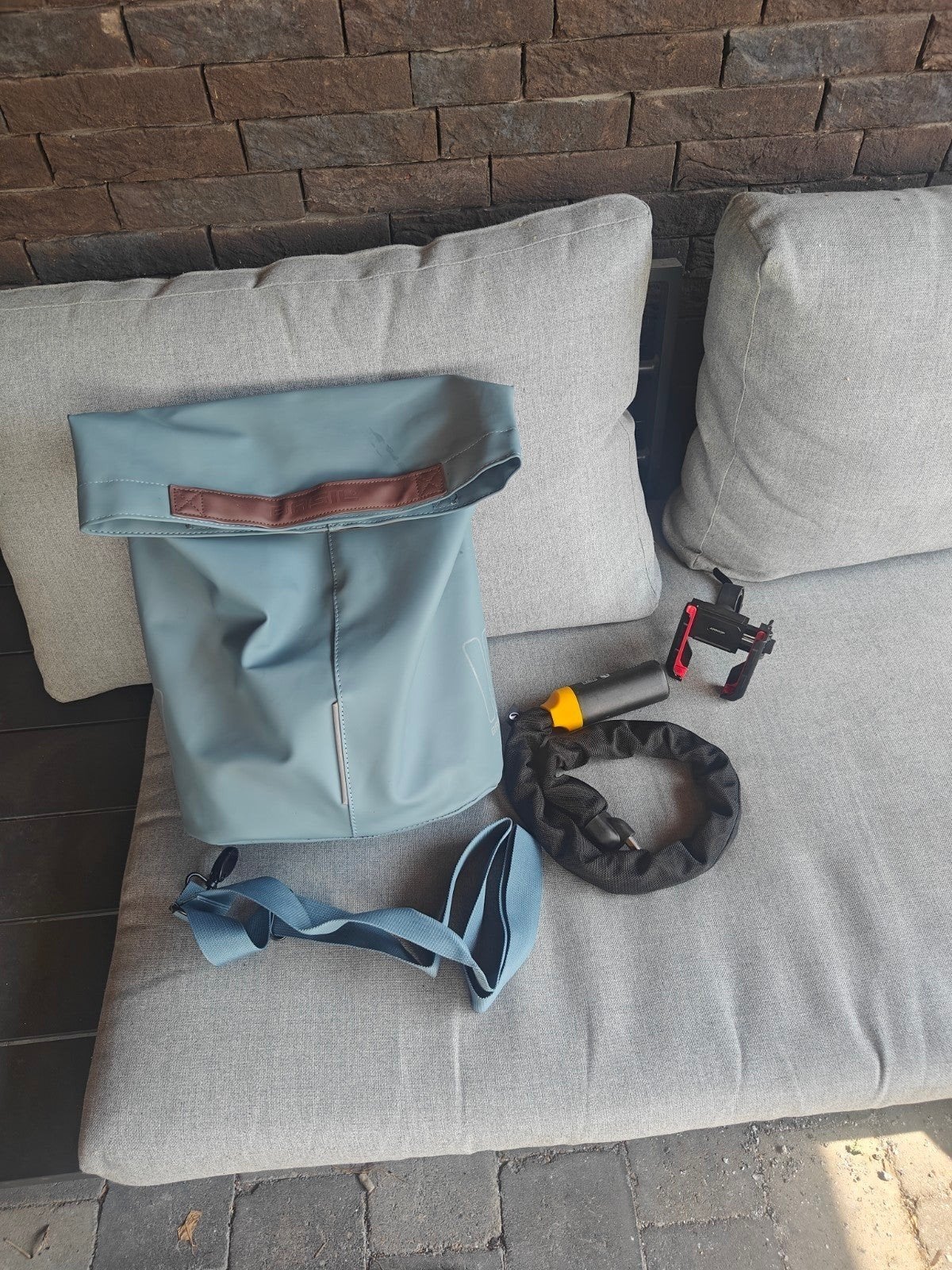 fietszak , ketting , gsm houder voor op de fiets, Fietsen en Brommers, Ophalen of Verzenden